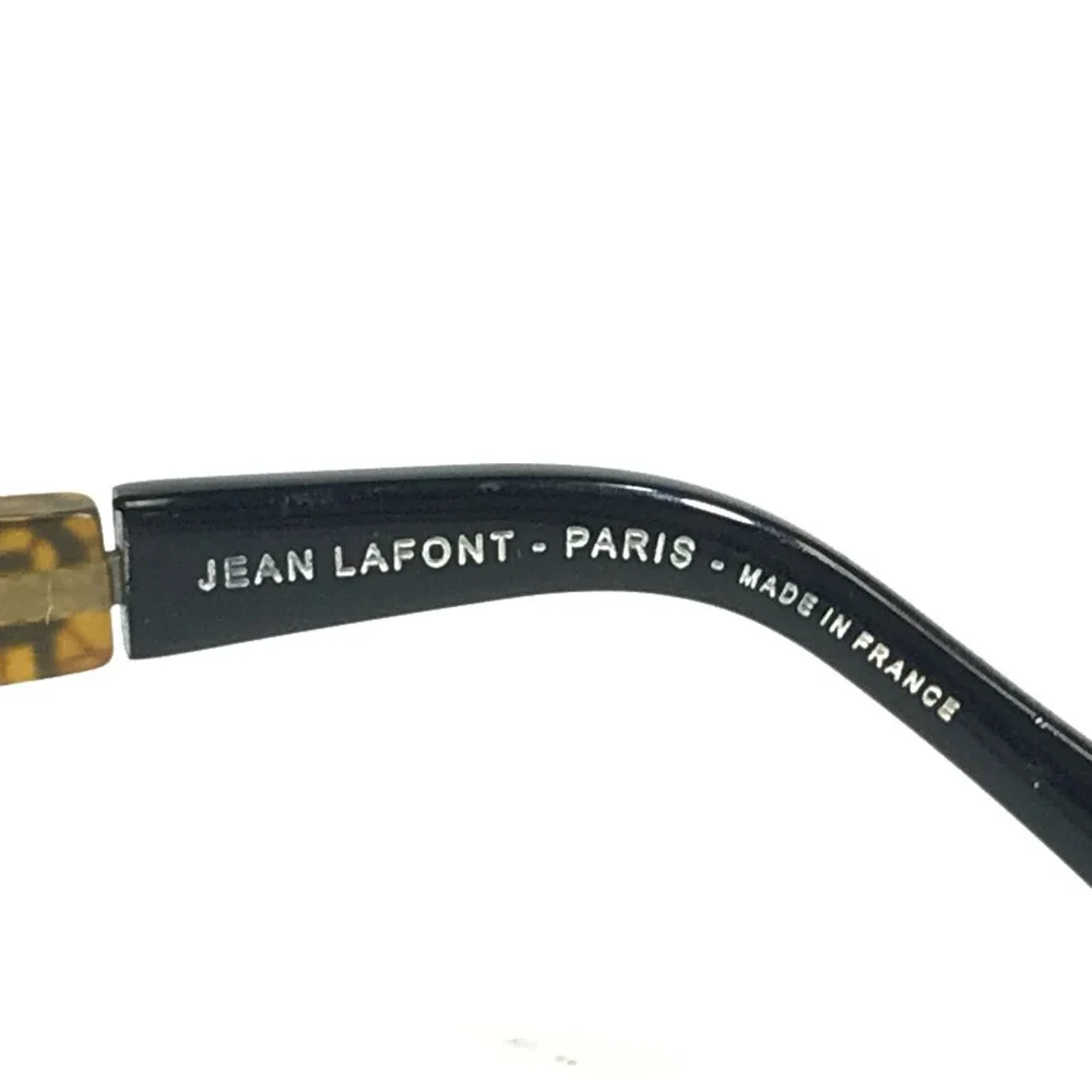 Jean Lafont Eyeglasses Frames ATMOSPHERE 181 Floral Leaves Black Gold 50-17-135